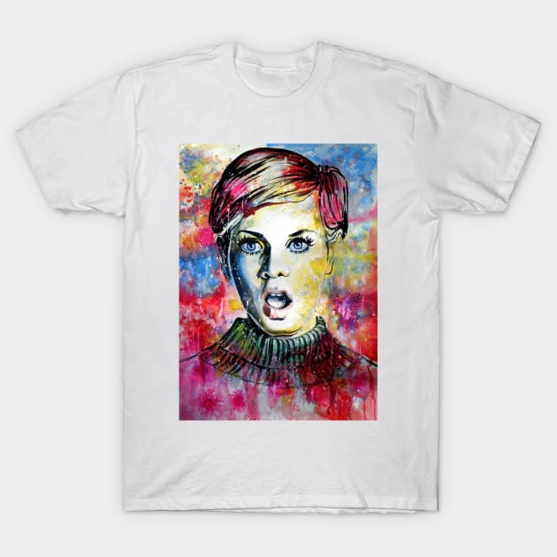 Twiggy II T-Shirt by kovacsannabrigi